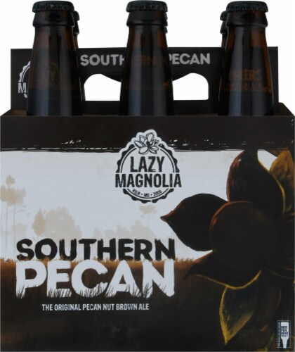 Lazy Magnolia Southern Pecan Nut Brown Ale Perspective: front