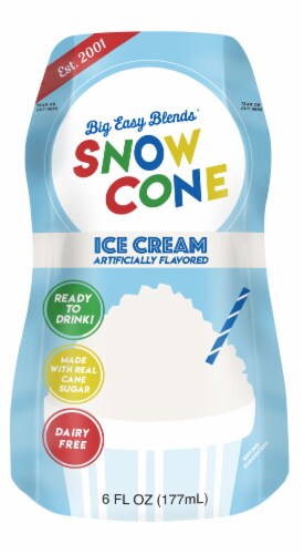 Snow Cone Ice Cream Slushy Drink Perspective: front