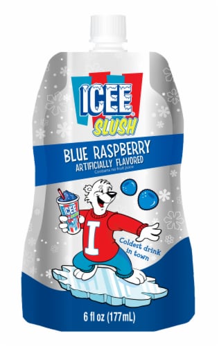 ICEE® Slush Blue Raspberry Pouch Drink Perspective: front