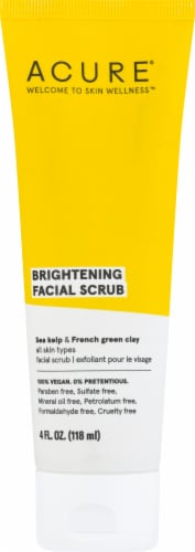 Acure Brightening Facial Scrub Perspective: front