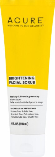 Acure Brightening Facial Scrub Perspective: front