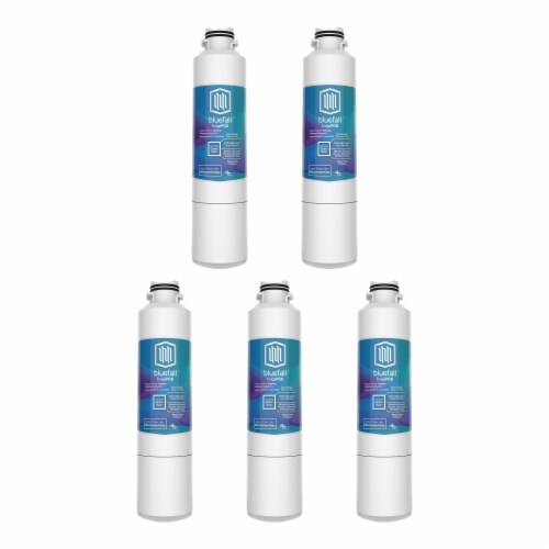 Samsung DA29-00020B 5PK Refrigerator Water Filter Compatible by BlueFall Perspective: front