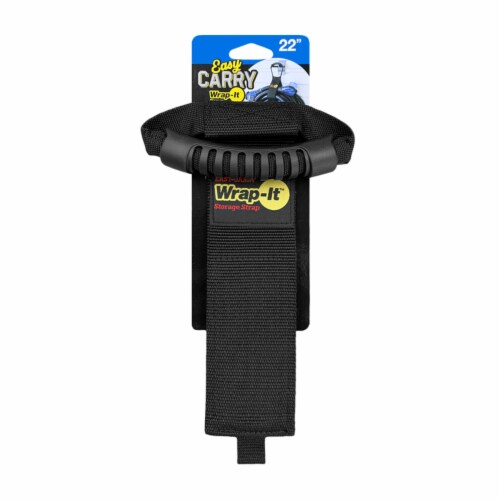 Wrap-It Easy-Carry Storage Strap - Black Perspective: front