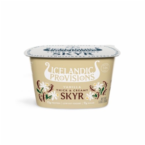 Icelandic Provisions Vanilla Skyr Yogurt, 5.3 oz - Smith's Food and Drug