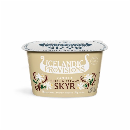 Icelandic Provisions Vanilla Skyr Yogurt Perspective: front