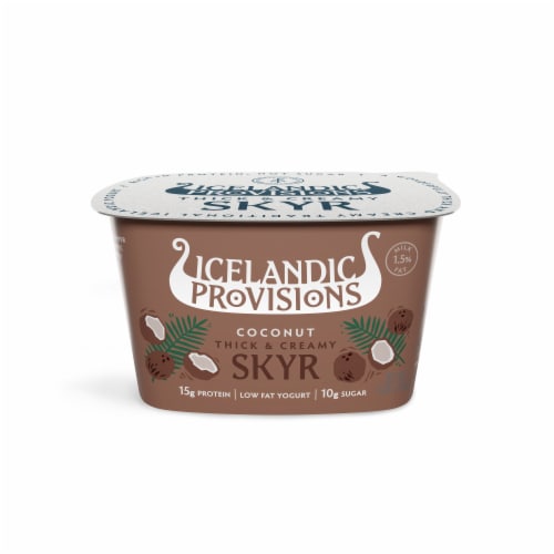 Icelandic Provisions Coconut Skyr Yogurt Cup Perspective: front