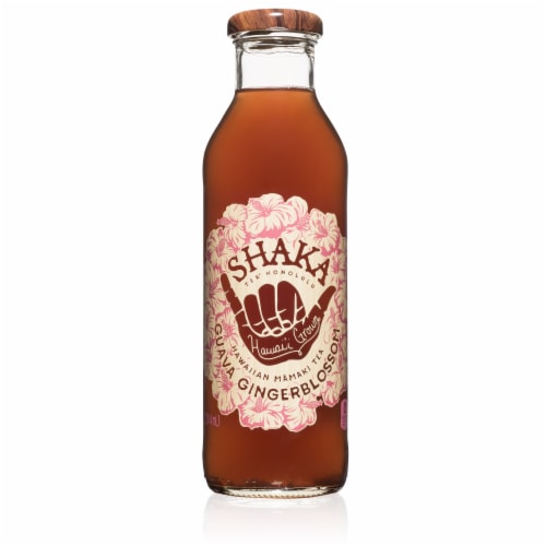 Shaka Tea Guava Gingerblossom Hawaiian Mamaki Tea Perspective: front