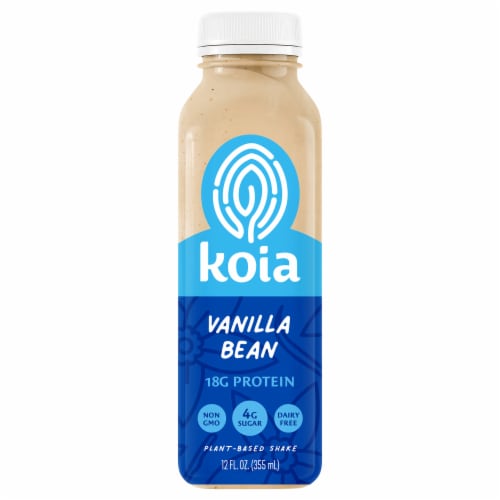 Koia® Plant Based Vanilla Bean Protein Drink Perspective: front