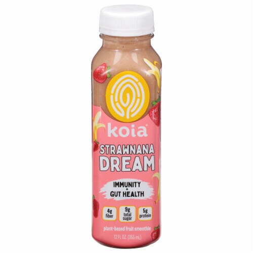 Koia® Straw-nana Dream Smoothie Drink Perspective: front