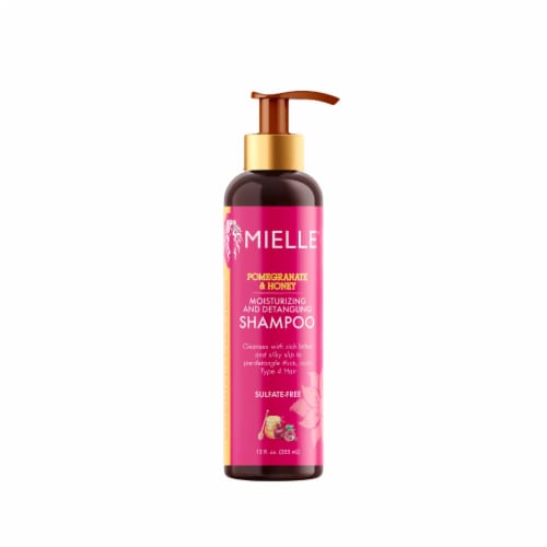 Mielle® Organics Pomegrante & Honey Moisturizing and Detangling Shampoo Perspective: front