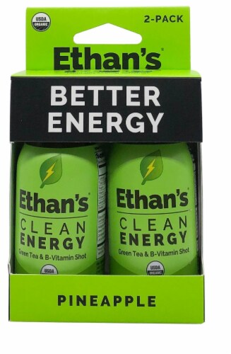 Ethan's® Pineapple Clean Energy Shot Perspective: front
