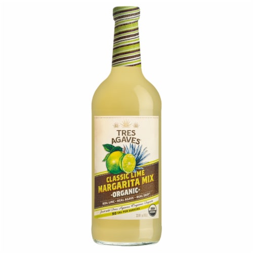 Tres Agaves® Organic California Lime Margarita Mix Perspective: front