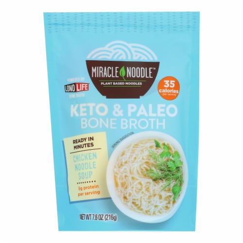 Miracle Noodle™ Bone Broth Chicken Noodle Soup Perspective: front