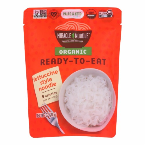 Miracle Noodle - Noodle Fettucine 7 oz (Pack of 6) Perspective: front