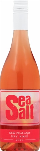 Sea Salt Dry Rose Wine Perspective: front