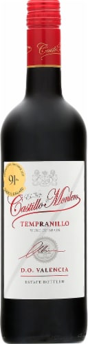 Castillo de Monlero Tempranillo Spanish Red Wine Perspective: front