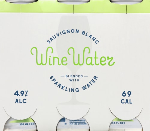 Boutique Bev Wine Water Sauvignon Blanc with Sparkling Water French White Wine Cans Perspective: front