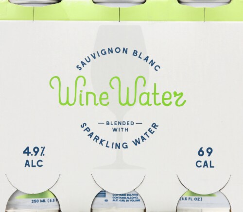 Boutique Bev Wine Water Sauvignon Blanc with Sparkling Water French White Wine Cans Perspective: front