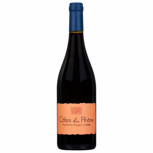 Chevalier du Grand Robert® Cotes du Rhone Rouge French Red Wine Perspective: front