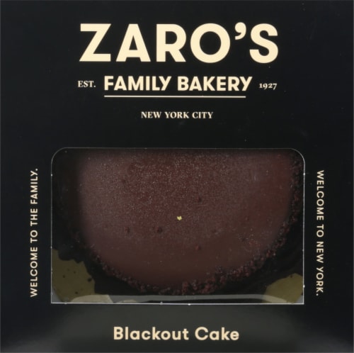 Zaro's Family Bakery Blackout Cake Perspective: front