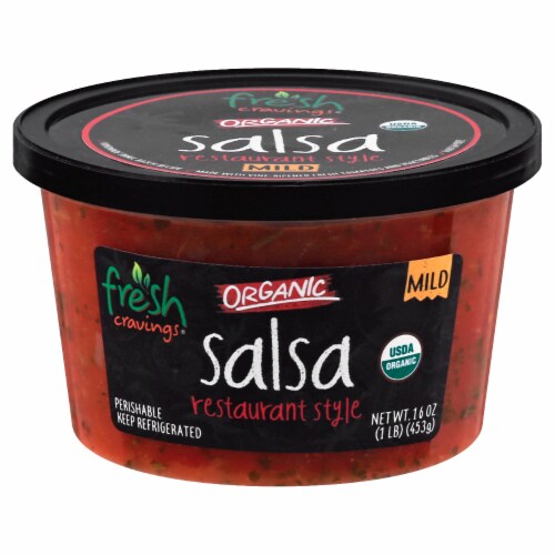 Fresh Cravings® Organic Mild Restaurant Style Salsa Perspective: front