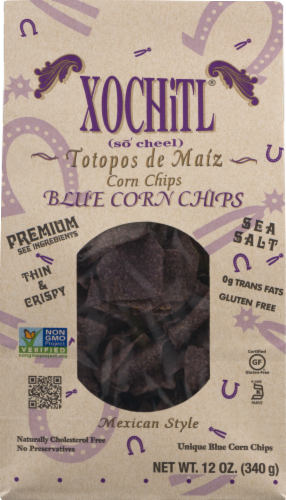 Xochitl® Blue Corn Tortilla Chips Perspective: front