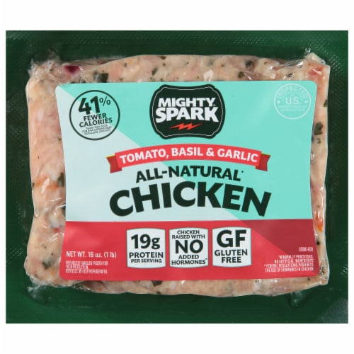 Mighty Spark Food Co. Ground Fresh Chicken Perspective: front