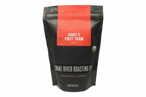Snake River Roasting Co. Kirby's First Tram Dark Roast Coffee Perspective: front