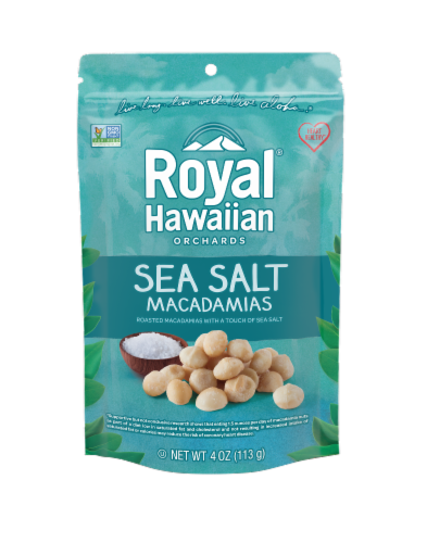 Royal® Hawiian Orchards Sea Salt Macadamias Perspective: front