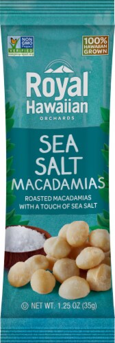 Royal Hawaiian Sea Salt Roasted Macadamia Nuts Perspective: front
