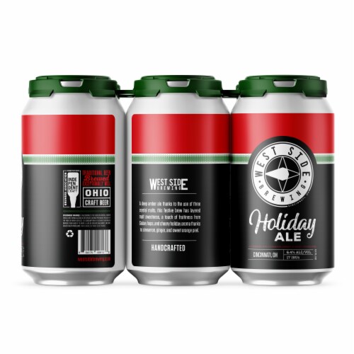 West Side Brewing Holiday Ale Perspective: front