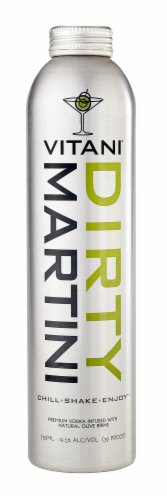 Vitani Dirty Martini Ready to Drink Cocktail Perspective: front