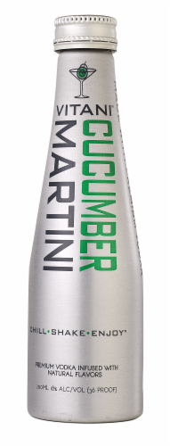 Vitani Cucumber Martini Ready to Drink Cocktail Perspective: front