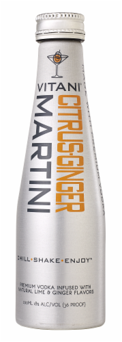 Vitani Citrus Ginger Martinit Ready to Drink Cocktail Perspective: front