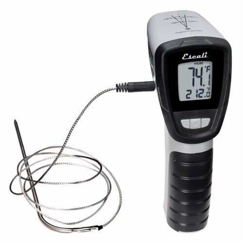 Escali Infrared Surface and Probe Digital Thermometer Perspective: front