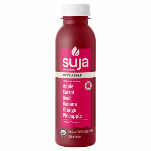 Suja Organic Sweet Beets Fresh Orange Smoothie Drink Perspective: front