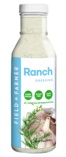 Field & Farmer Creamy Plant Based Ranch Dressing Perspective: front