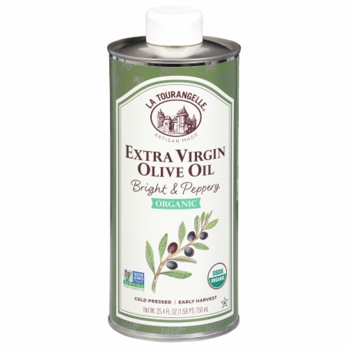 La Tourangelle® Organic Extra Virgin Olive Oil Perspective: front