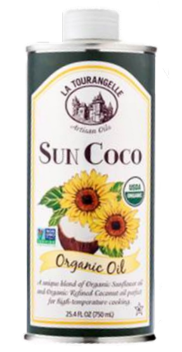 La Tourangelle Organic Sun Coco Oil Perspective: front