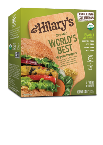 Hilary's Eat Well Veggie Burger Perspective: front