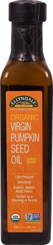 NOW Foods  Ellyndale Organics Virgin Pumpkin Seed Oil Unrefined Perspective: front