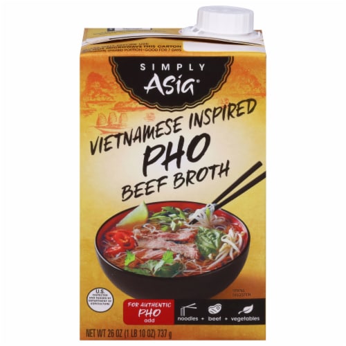 Simply Asia® Vietnamese Inspired Pho Beef Broth Perspective: front