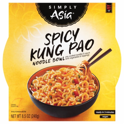 Simply Asia Spicy Kung Pao Noodle Bowl Perspective: front