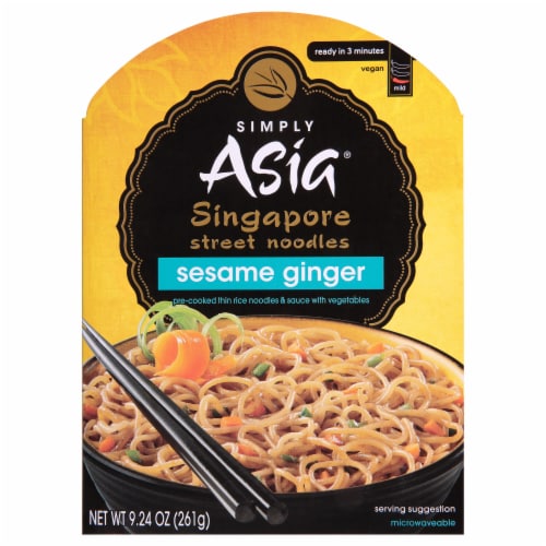 Simply Asia® Sesame Ginger Singapore Street Noodles Perspective: front
