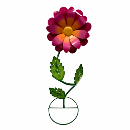 Pink Flower Perspective: front