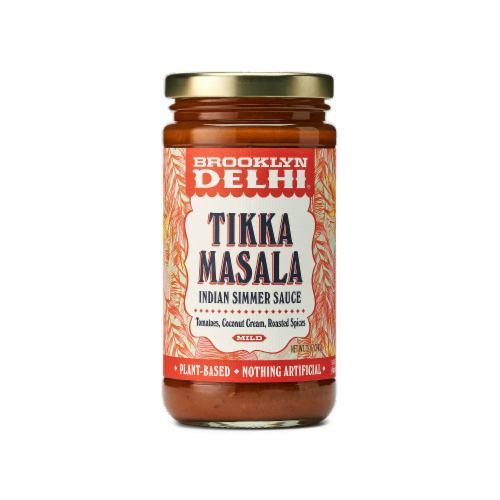 Brooklyn Delhi Indian Simmer Sauce Tikka Masala Mild - 12 oz (340 g) Perspective: front