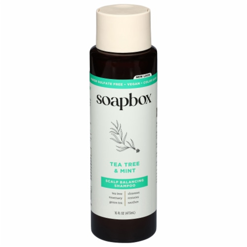 Soapbox® Tea Tree Shampoo Perspective: front