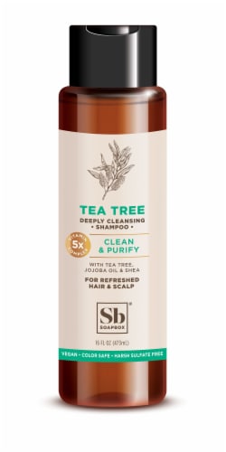 Soapbox® Tea Tree Shampoo Perspective: front