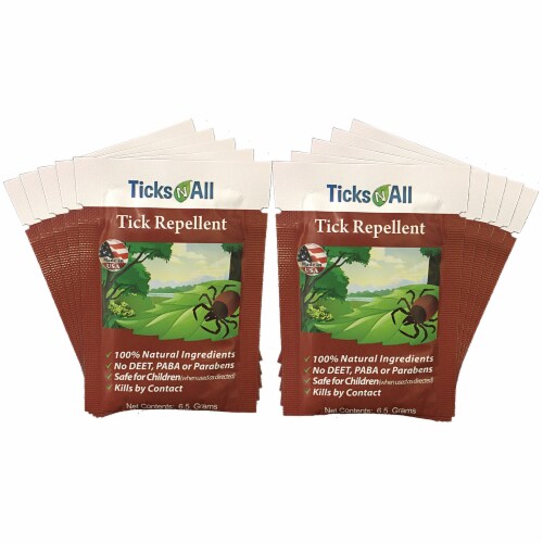 All Natural Tick Repellent Wipes 10 Cnt 2 5 X 3 5 10 Ea Dillons Food Stores