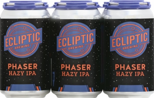 Ecliptic Brewing Phaser Hazy IPA Perspective: front
